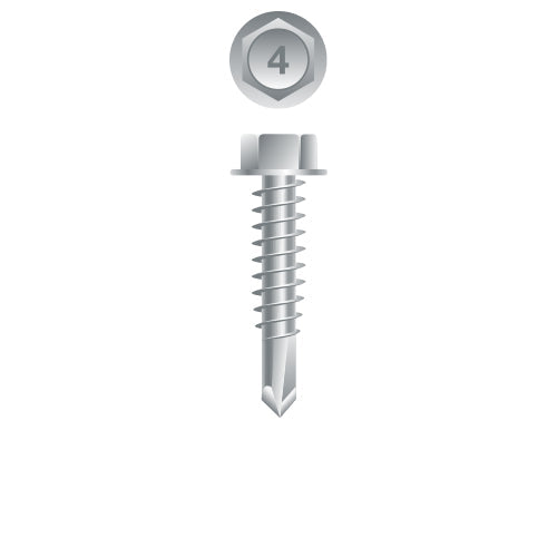 Strong-Point Self Drilling Hex Washer Head Screws