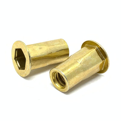 Inch Hex Steel Rivet Nuts
