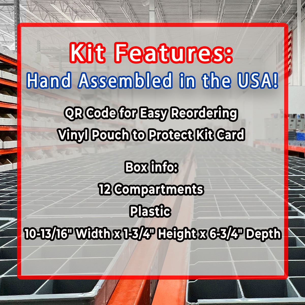 Assortment Kit #616 (324Pcs.) 5/16"-18 Grade 8 Hex Cap Screws, Grade 8 Hex & Nylon Nuts, Grade 8 Flat & Lock Washers - Zinc Yellow