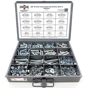 3/8"-24 Fine Grade 5 Hex Cap Screws, Nuts, & Washers - 378 PCS