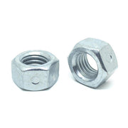 3/8"-24 Steel Two Way Reversible Hex Lock Nuts Zinc