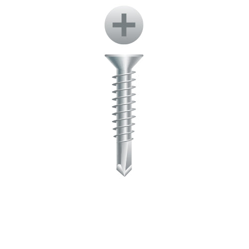 #10 Strong-Point Flat Head 10-16 x 1-1/2, PH, 410 Stainless Steel