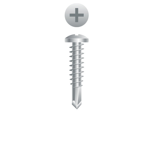 #8 Strong-Point Pan Head 8-18 x 3/4, PH, 410 Stainless Steel