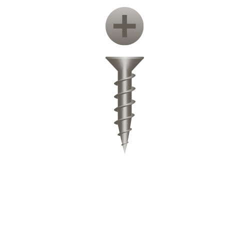 #6 Strong-Point Flat Head 6 x 3/4, PH, Plain and Lubed