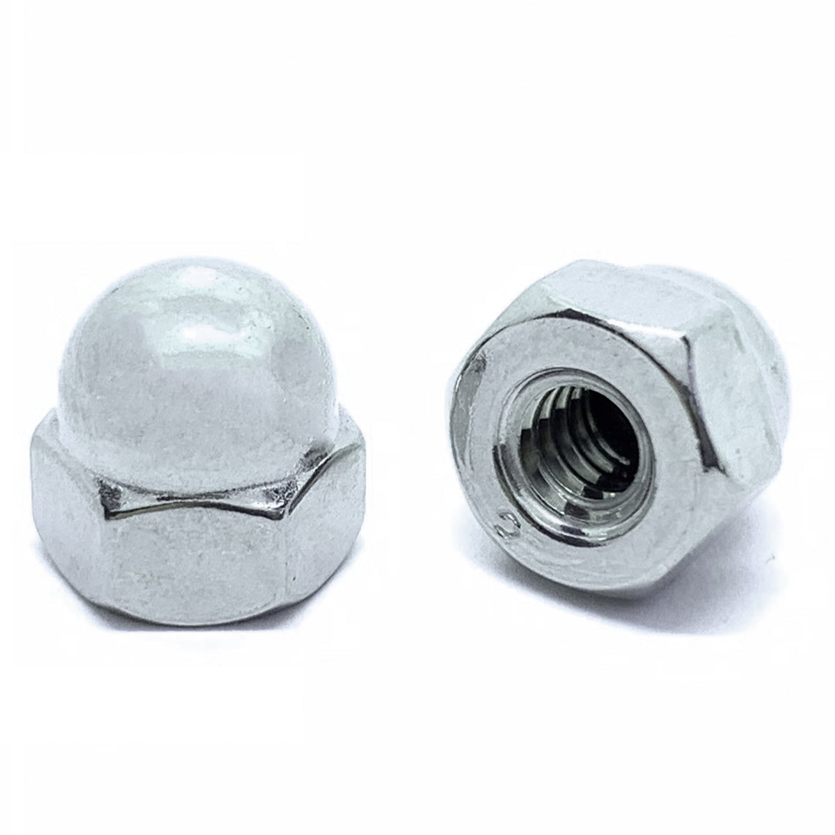 M6-1.00 Class 6 Acorn Nuts Zinc Clear