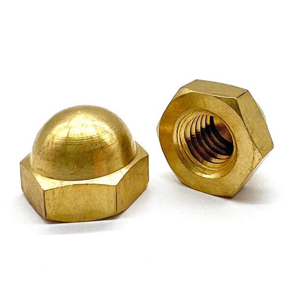#10-32 Brass Acorn Nuts