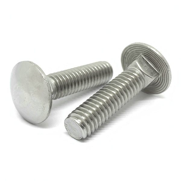 1/4-20x2-1/4" Stainless Steel 18-8 Carriage Bolts