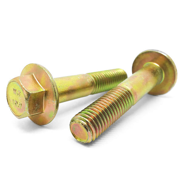 M10-1.5x90 Class 10.9 Hex Flange Bolts Zinc Yellow