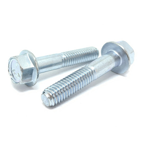 1/2-13x2-1/4" Grade 5 Hex Flange Bolts Zinc Clear
