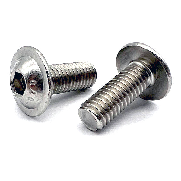 M5-0.8x8 A2-70 Stainless Steel Button Flange Socket Cap Screws