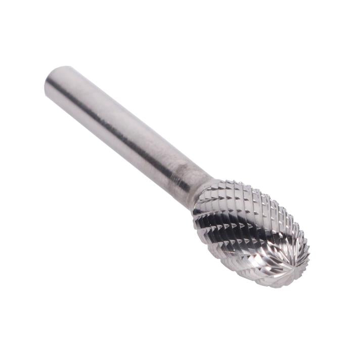 1/4" x 3/8" Oval Carbide Bur 1/4 Shank