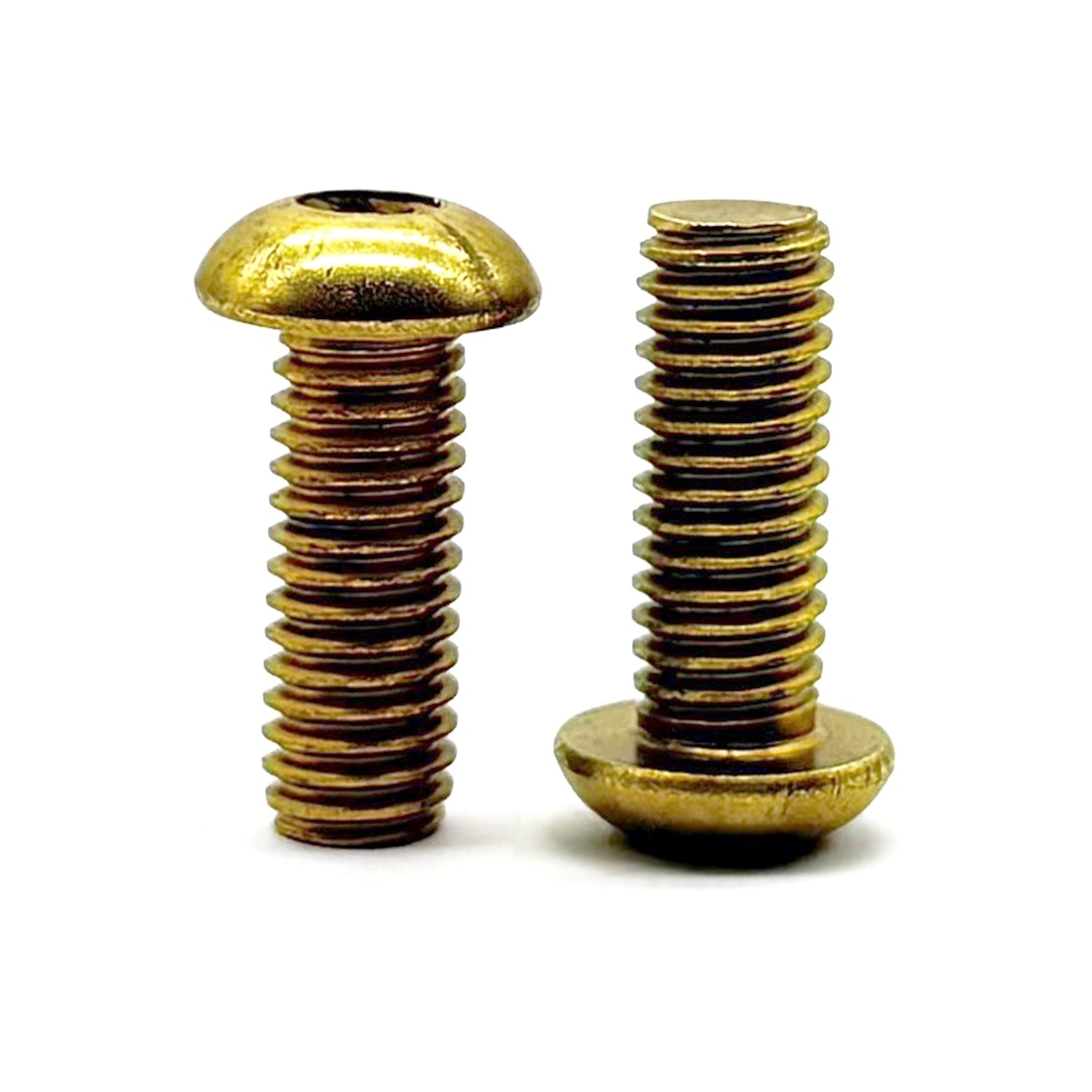 #8-32x3/8" Brass Button Head Socket Cap Screw