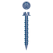 #3/16 Strong-Point Hex Washer Head 3/16 x 1-1/4, Hi-Low-Blue Ceramic
