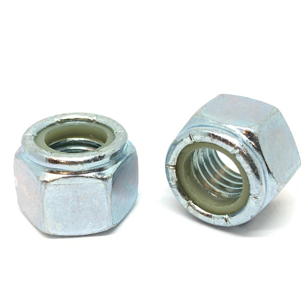 M12-1.75 Class 8 Nylon Insert Hex Nuts Zinc