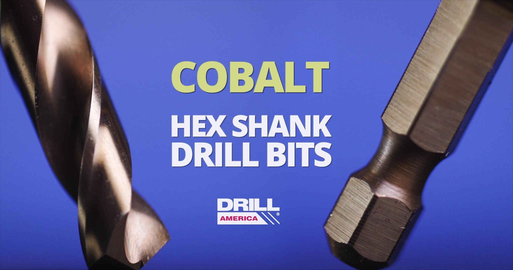 29 Piece Cobalt Quick Change Hex Shank Drill Bit Set 1/16" - 1/2" Plastic Case