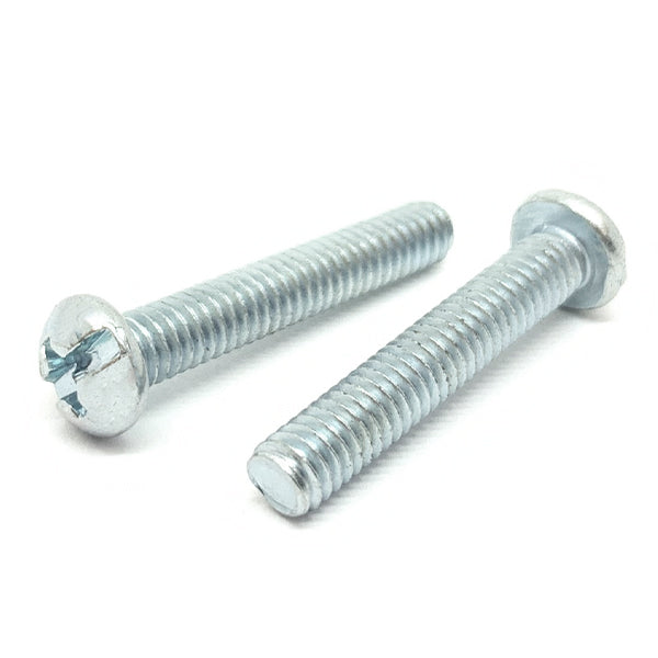 5/16-18x1/2" Combo Round Head Machine Screws Steel Zinc