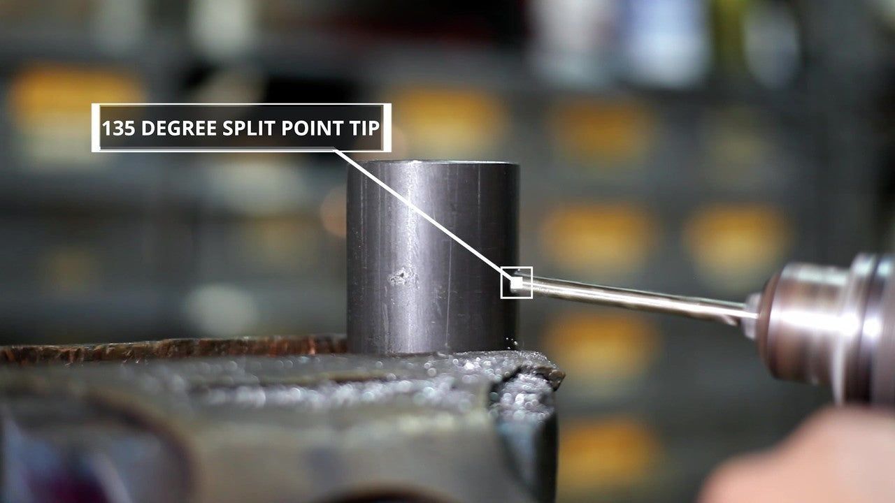 21/32" Cobalt Split Point Stub Drill Bit