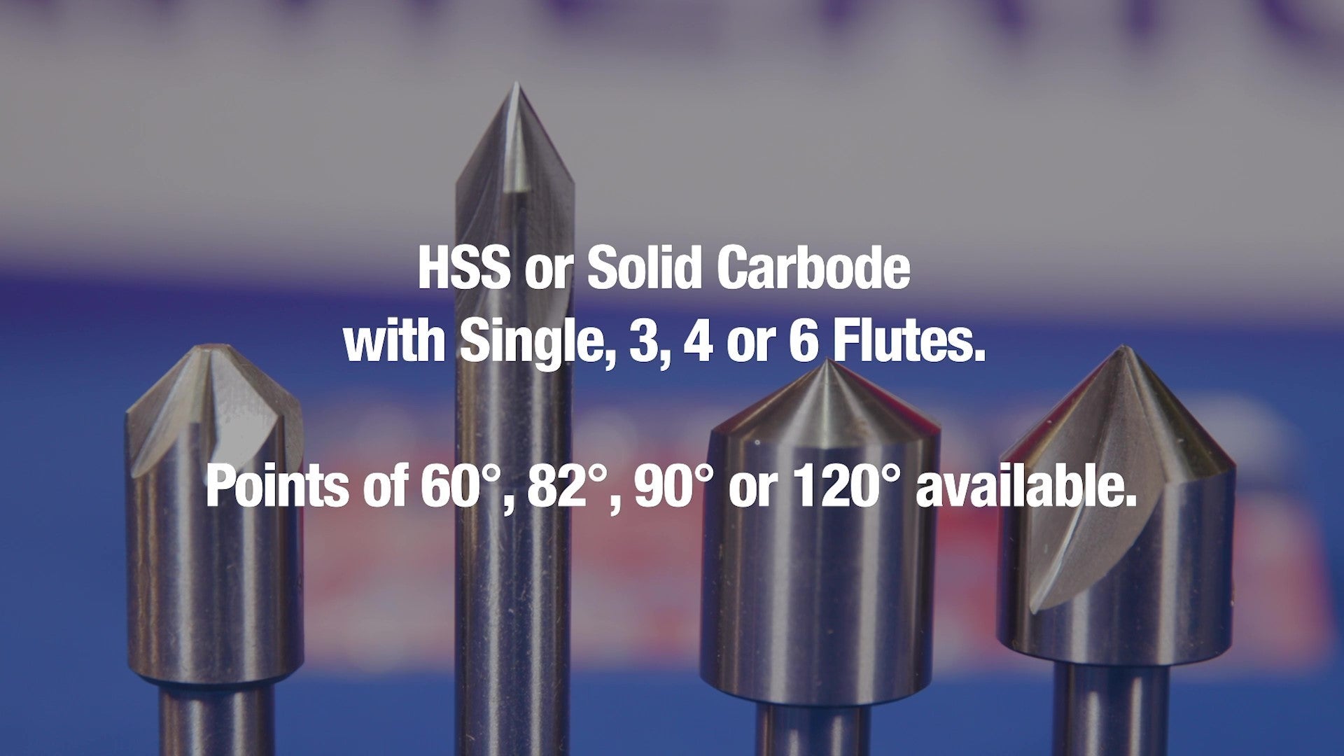 1"-100 HSS Single Flute Countersink