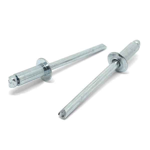 5/32" Dia 1/8"-3/16" (53)   Grip - Dome Head Blind Rivets Alum/Alum Mandrel