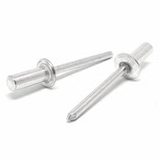 1/8" Dia 1/16" - 1/8" (42) Grip - Closed End Dome Head Blind Rivets Stainless/Stainless Steel Mandrel