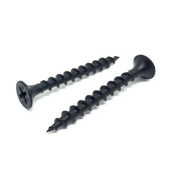 #7-9x1-1/2" Steel Bugle Head Drywall Screws Piercing Point Phos & Oil