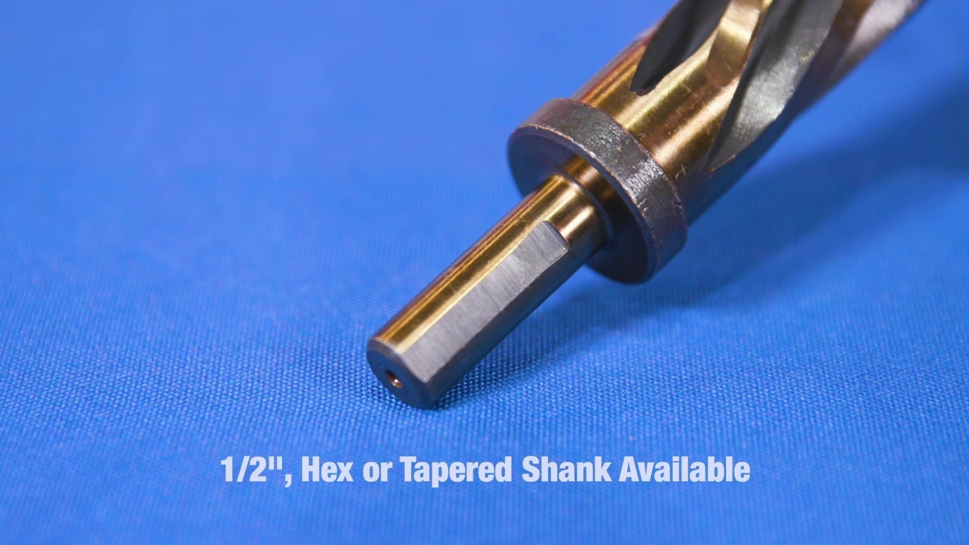 7/8" HSS 1/2" Straight Shank Bridge Reamer