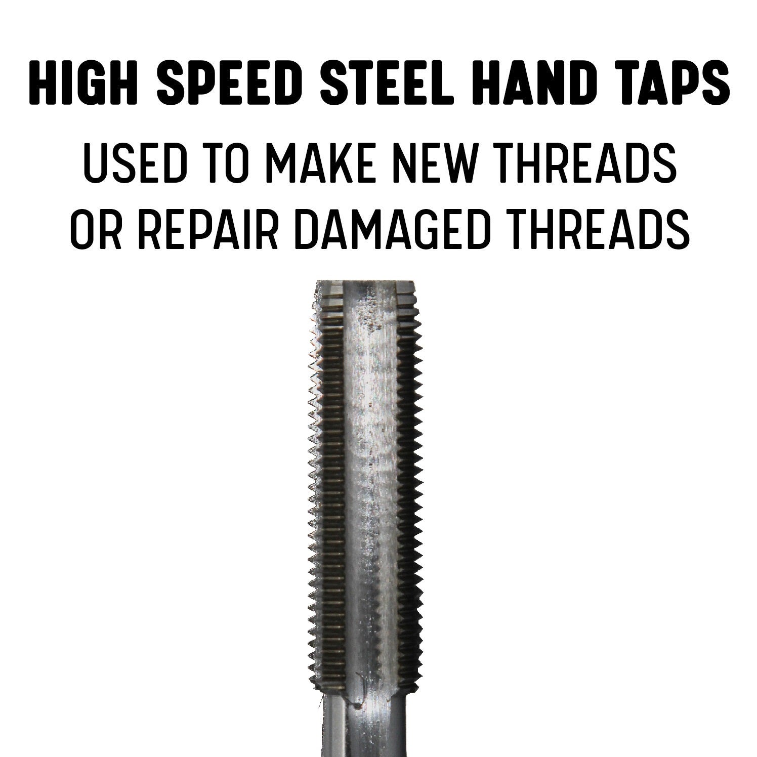 11/16"-11 UNS HSS Plug Tap and 19/32" HSS 1/2" Shank Drill Bit Kit