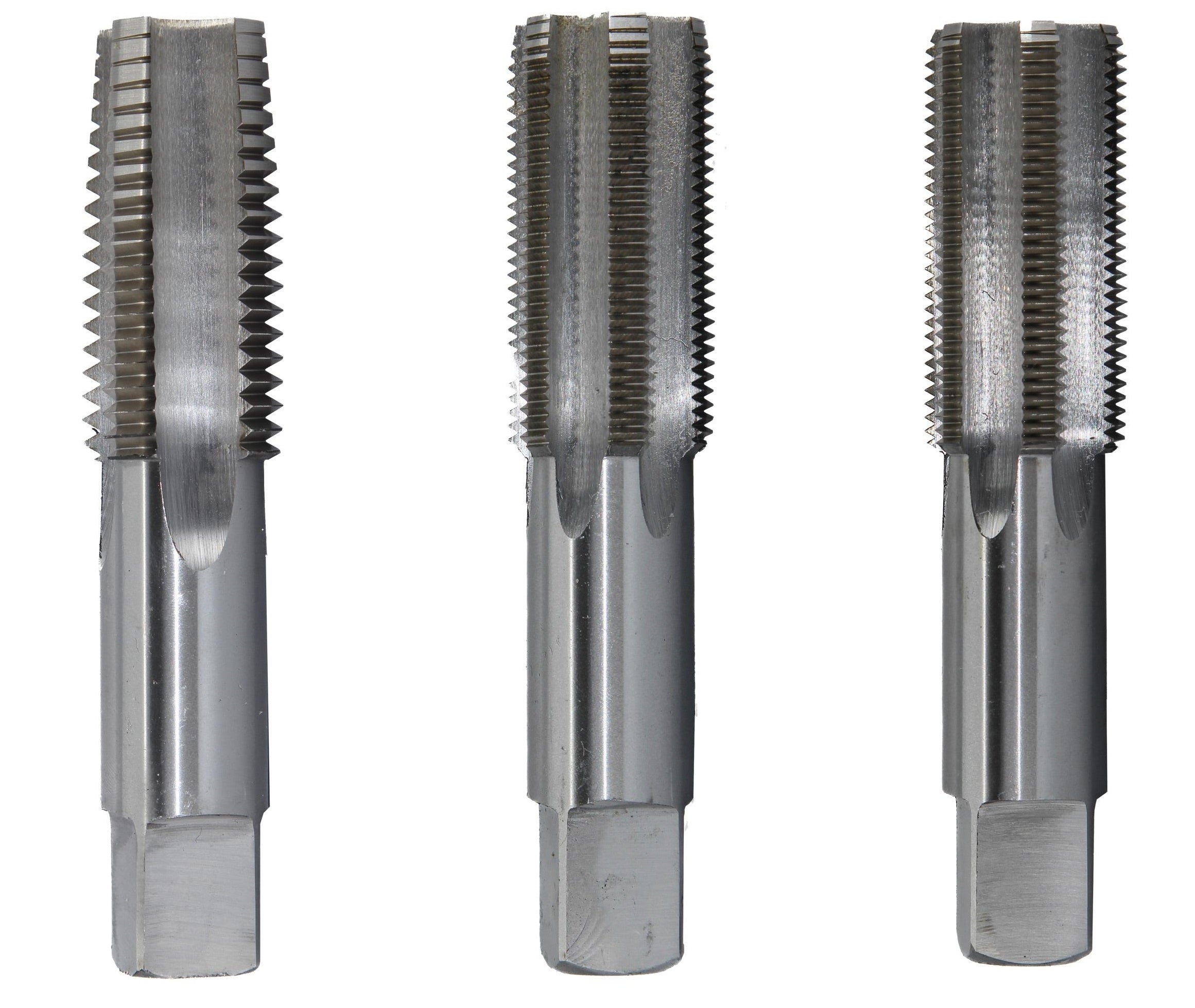 1"-8 UNC HSS Left 4 Flute Tap Set