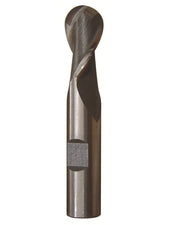 1/8" X 3/8" HSS 2 Flute Single End Ball End Mill