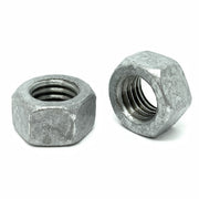 7/16"-14 Grade 2 Finished Hex Nuts Galvanized