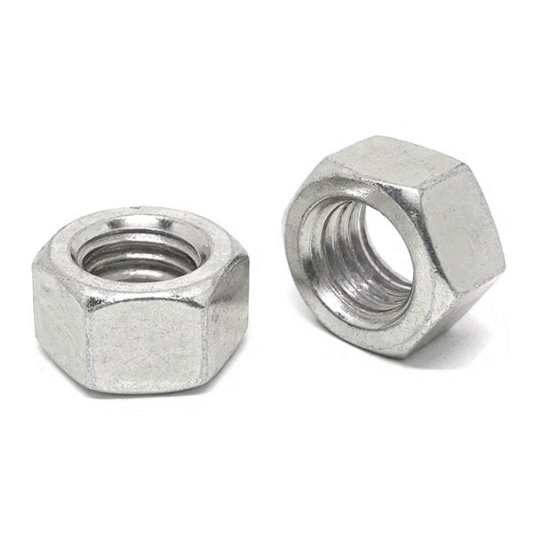 1/4"-28 18-8 Stainless Steel Finished Hex Nuts