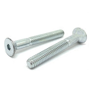 5/16-18x2-1/2" Alloy Flat Head Socket Cap Screws Zinc Clear