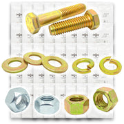1/4"-28 Fine Grade 8 Hex Cap Screws, Nuts, & Washers - 1148 PCS