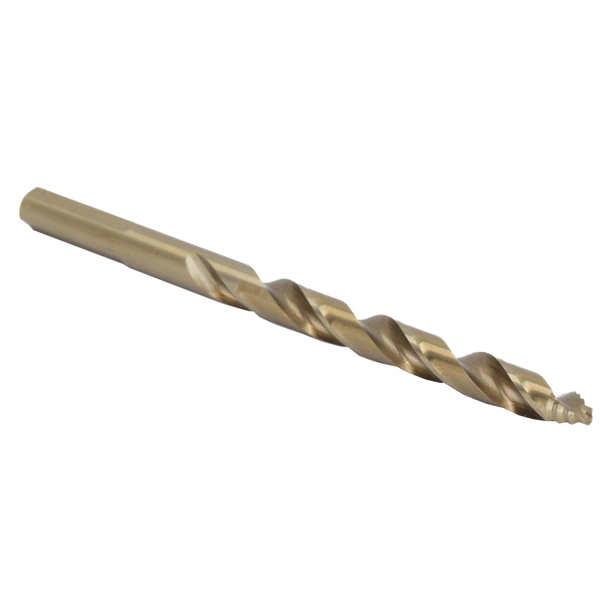 1/4" Stepped Point Cobalt Drill Bit with 3-Flat Shank