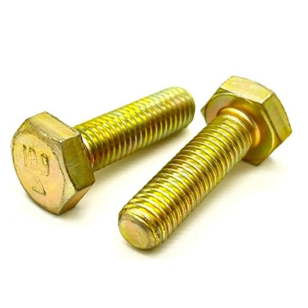 M14-2.00x50 Class 10.9 Hex Cap Screws Zinc Yellow