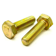 M12-1.75x35 Class 10.9 Hex Cap Screws Zinc Yellow