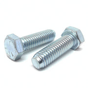 3/4-16x1-3/4" Hex Cap Screws Grade 5 Bolts Zinc Clear