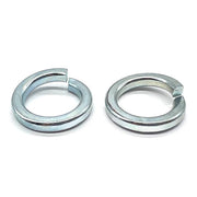 M8 Class 12 High Collar Split Lock Washer Zinc Clear