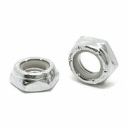 #4-40 18-8 Stainless Steel Nylon Insert Hex Jam Nuts