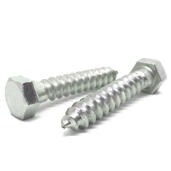 5/16-9x2" Hex Lag Screws A307 Grade A Zinc