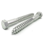1/4-10x5-1/2" Hex Lag Screws A307 Grade A Zinc