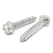 #6-18x1-1/4" 18-8 Stainless Steel Hex Washer Head Type A Self Tapping Screws