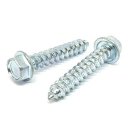 #12x2" Hex Washer Head Type AB Self Tapping Sheet Metal Screws Zinc