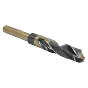 53/64" HSS Black & Gold Drill Bit with Reduced 1/2" 3-Flat Shank, Contractor Series