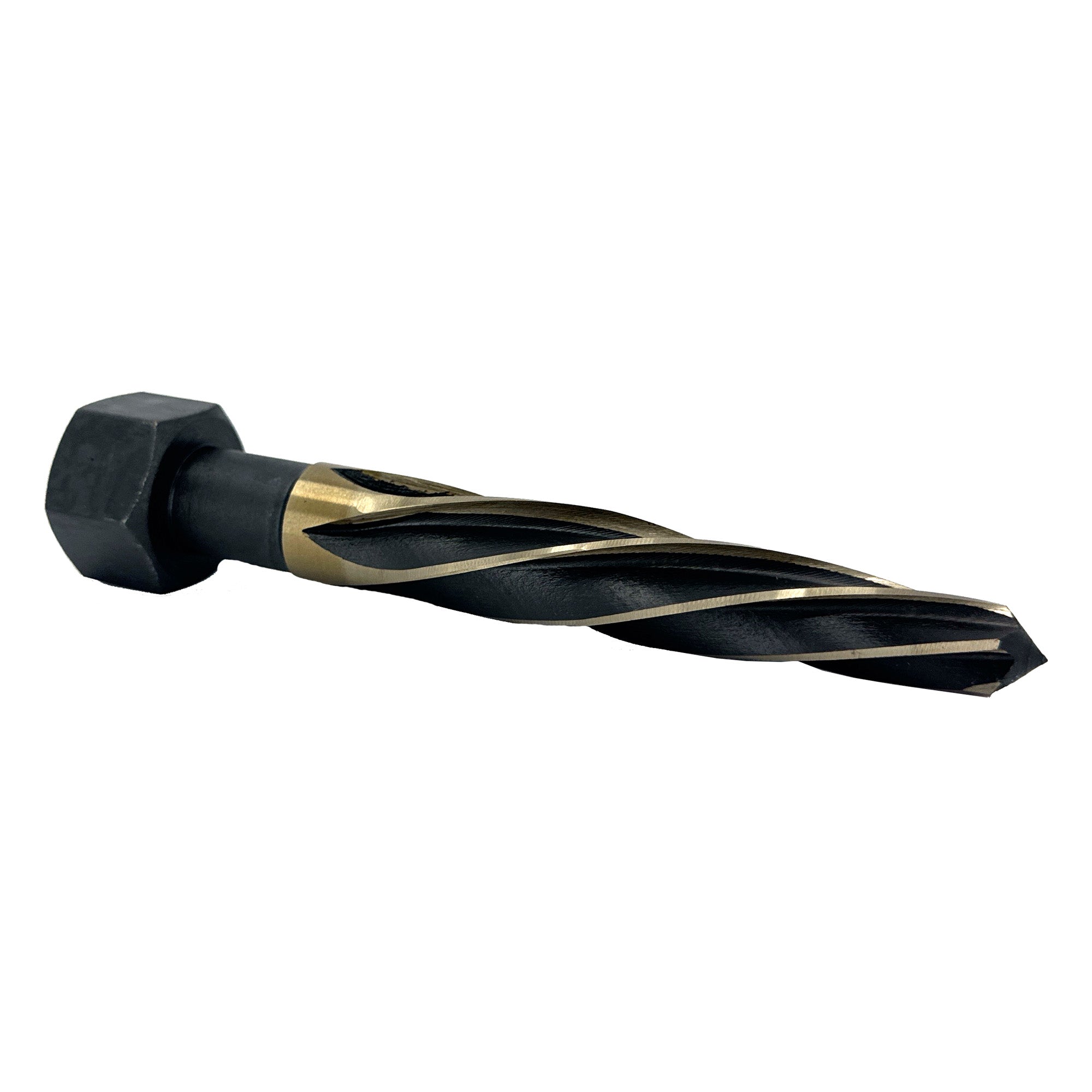 13/16" HSS Black & Gold Hex Shank Long Bridge Reamer