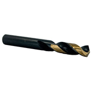 27/64" HSS Black & Gold Split Point Stub Drill Bit, Contractor Series
