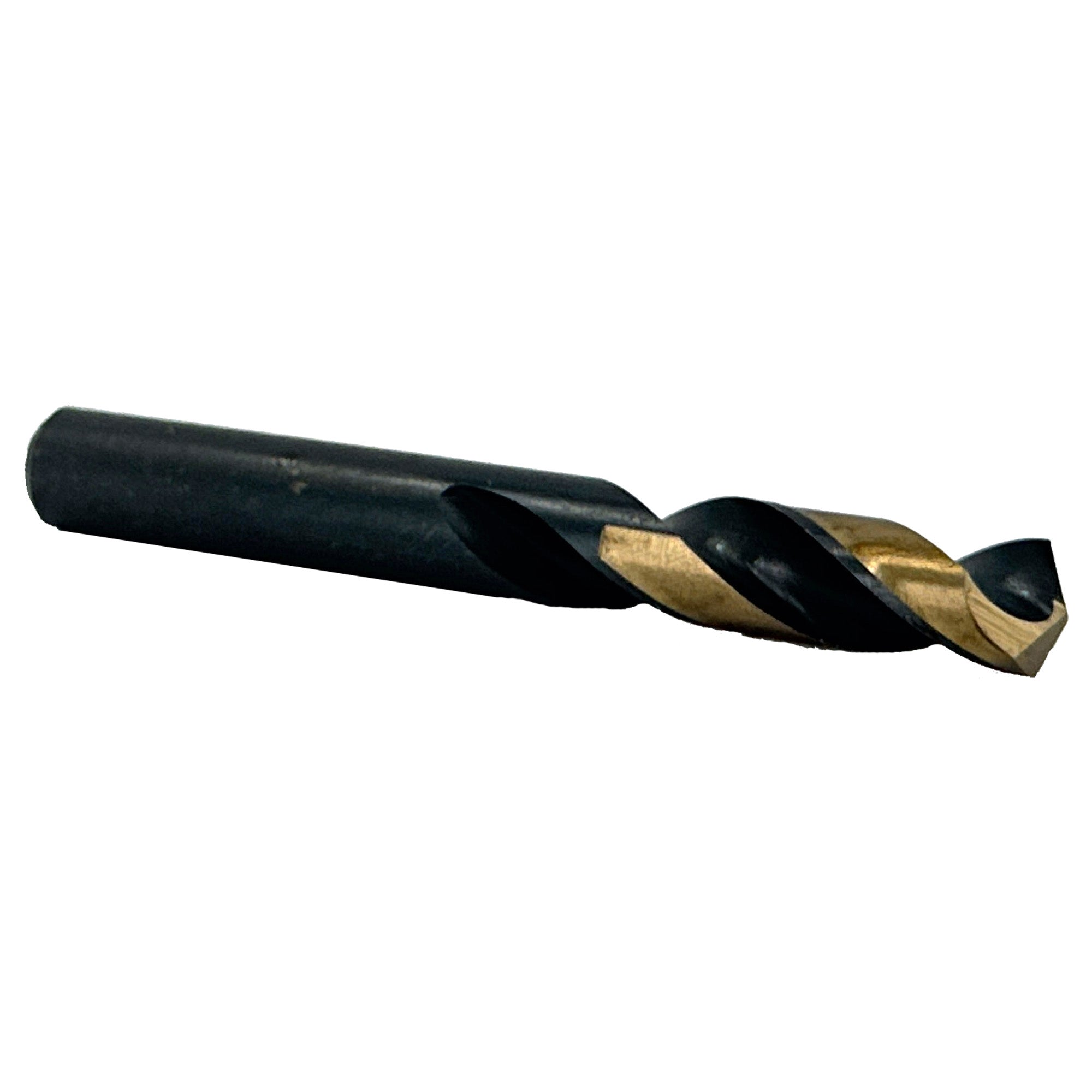 19/64" HSS Black & Gold Split Point Stub Drill Bit, Contractor Series
