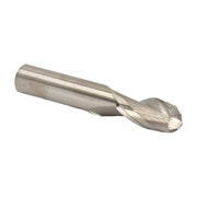3/16" Carbide 2 Flute Single End Ball End Mill