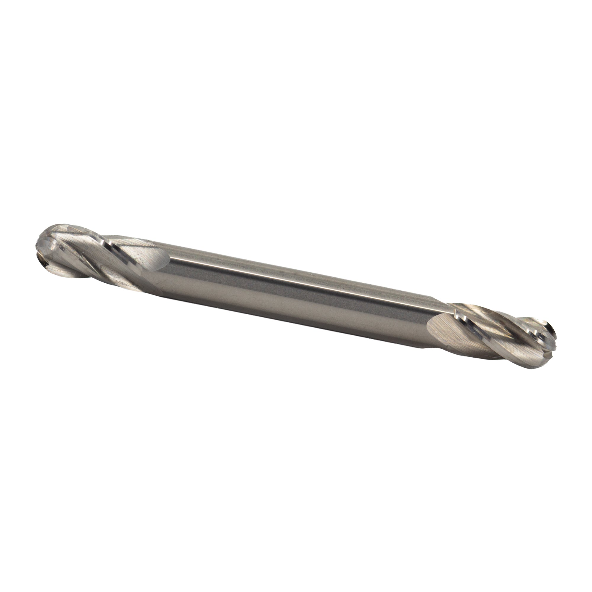 5/64" Carbide 4 Flute Double End Stub Ball End Mill