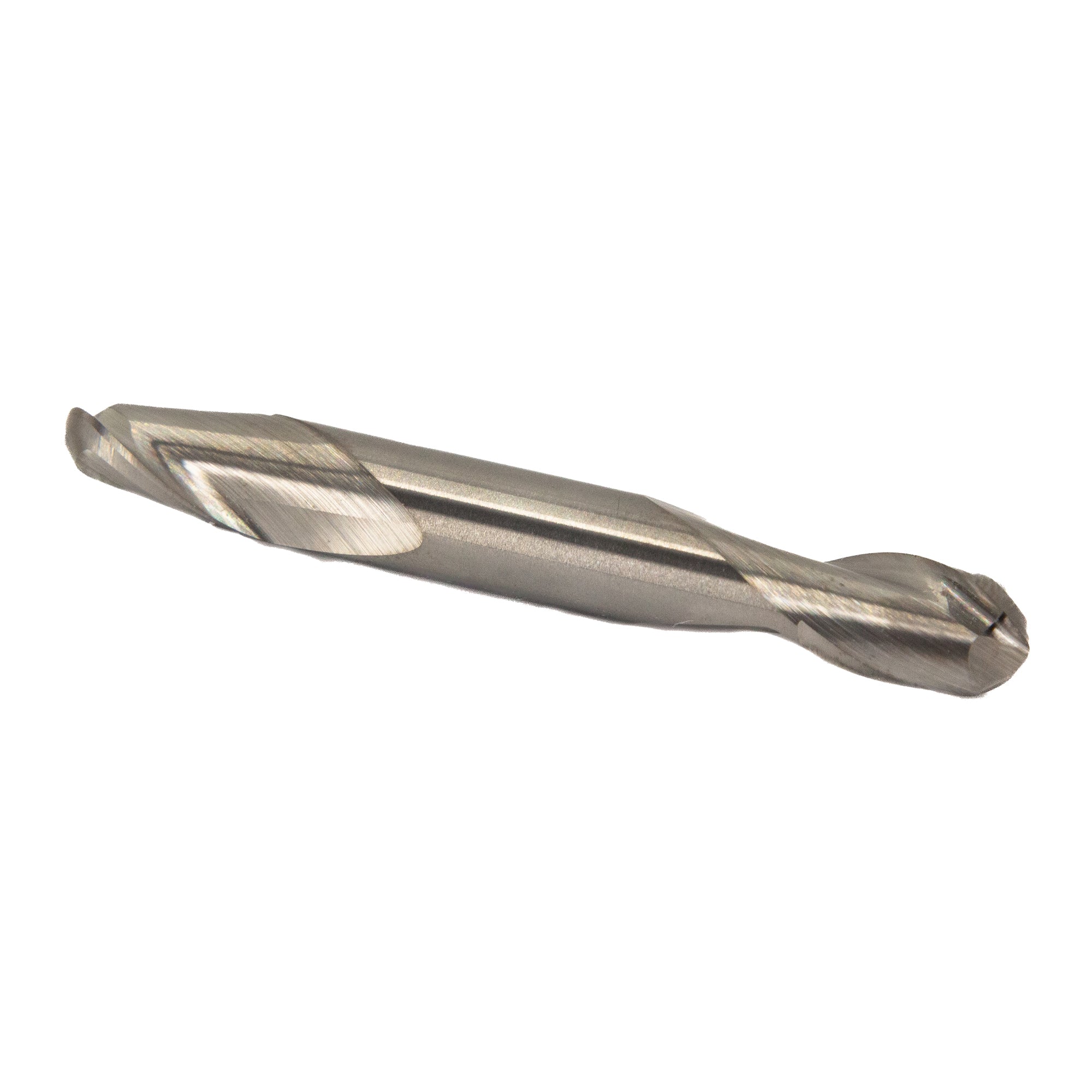3/32" Carbide 2 Flute Double End Stub Ball End Mill